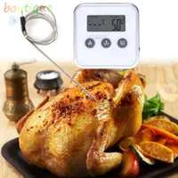 在飛比找蝦皮購物優惠-bou新品 電子數字遠程探頭烤箱燒烤食品定時器烤肉溫度計