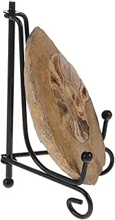 CLISPEED Ammonite Specimen Model with Stand Geological Teaching Tool for Enthusiasts Unique Table Decor and Collectible Natural Ammonite Decoration