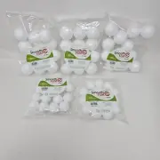 Flora Craft Smooth Fom Craft Balls #1 & 1-1/2 Ball Styrofoam (LOT OF 5)