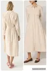 NWT Cleobella Rosabella Button Front Midi Dress Size M In Vintage Ivory