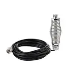 Heavy-Duty Antenna Spring Mount SO239 to PL259 5m Cable for CB Ham Radio Antenna