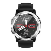 T5 Full Round HD Screen Wristband Heart Rate O2 Monitor 7 Sports Mode Multi-language Smart Watch SLIVER COLOR