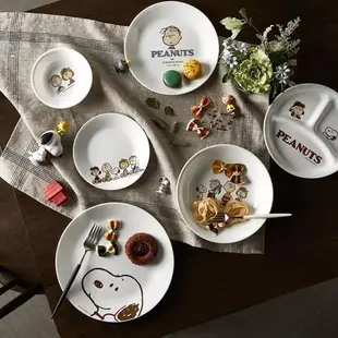 (兩入組)【美國康寧】CORELLE SNOOPY FRIENDS-8吋分隔盤