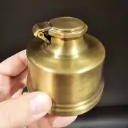 Brass Inkwell Ink pot Bottle Vintage Antique Style
