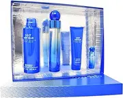 Perry Ellis 360 Very Blue by Perry Ellis Gift Set - 3.4 oz Eau De Toilette Spray + .25 oz Mini EDT Spray + 3 oz Shower Gel + 6.8 oz Body Spray / - (Men)