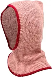 [YAMEE] Women Balaclava Warm Hooded Scarf for Men Knit Winter Hats Beanie Hat Skull Cap