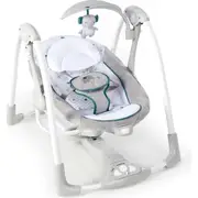 Ingenuity ConvertMe Swing 2 Seat Baby/Infant Rocker/Rocking Chair Seat Grey 0m+
