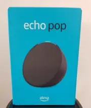 AMAZON ECHO POP - Compact smart speaker with Alexa - Charcoal - BRAND NEW