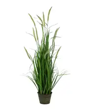 Northlight 36in Potted Artificial Onion Grass Plant