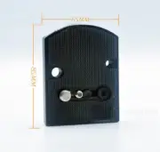 FotoPanda Quick Release Plate for Manfrotto 410PL-14 MH057MO 410405 808RC4