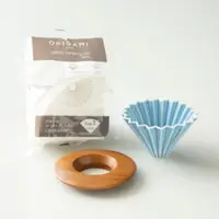 在飛比找momo購物網優惠-【ORIGAMI】霧色陶瓷濾杯組S＋原廠濾紙S一包(台灣獨家