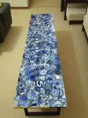 Blue Agate table top, Kitchen Counter Slab, Agate table top, geode Agate table