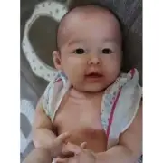 24" Meilien Reborn Doll Kit Newborn Baby Unfinished Soft Touch Lifelike Parts