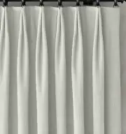 Restoration Hardware Italian Textured Weave Two Fold Drape (1) NATURAL 46x84