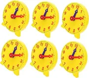 BCOATH 6pcs Boys and Girls Clock Teaching Clock for Preschoolers Educational Toys for Boys and Girls Management Tools