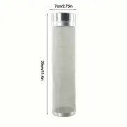 Hopper Filter, Strainer, Stainless Steel 300 micrometer Mesh Hop Beer Filter, wine making equipment, home kitchen supplies