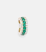 [Anita Ko] Anita Ko Lola 18kt gold ear cuff with emeralds and diamonds One Size gold