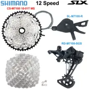 Shimano SLX M7100 Groupset MTB 12 Speed 46T 50T 52T 51T MS Cassette Derailleur