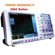 Owon SDS6062-V 60 MHz 2 Ch 8" LCD Memory Digital Storage Oscilloscope+ SVGA+BAG