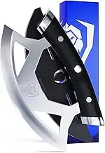 DALSTRONG Ulu Knife - 7" - Rocking, Mincing, Slicing Meat & Herb Knife - Gladiator Series Elite - High-Carbon 5CR15MOV Steel - G10 Handle - w/Sheath