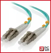 ALOGIC 2m LC-LC 40G/100G Multi Mode Duplex LSZH Fibre Cable 50/125 OM4