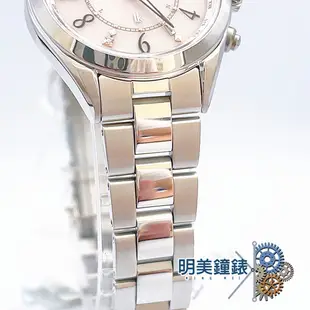 SEIKO精工錶/SSQV077(銀色)/ LUKIA 太陽能電波對時鈦金屬女錶/明美鐘錶眼鏡