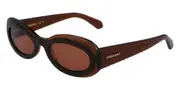 Salvatore Ferragamo SF 2003S 233 Women’s Sunglasses Brown Size 54