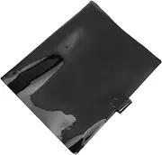 PLAFOPE Personal Binder Cover with Snap Button Closure Soft PVC Protector for Loose Leaf Notebook Refills Classroom and Office Supply