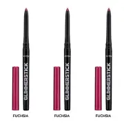 NEW Avon Glimmerstick Retractable Diamonds Eyeliner - FUCHSIA 0.35 g / SET OF 3