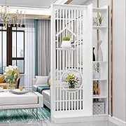 Wall Room Divider, Wood Room Divider, Storage Display with Shelves, Wall Separator Divider Room, Wall Privacy Screens for Home Office Decorative(L100cm/39.3in)