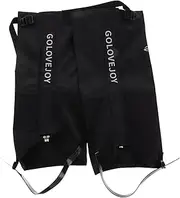 [KITANDOVE] Boots Hiking Accessory Snow Legging Gaiters Hiking Gear Anti- Tear Boot Gaiters Hiking Leg Covers Hiking Legging Covers Hiking Trekking Gaiters Leg Gaiters Black Nylon