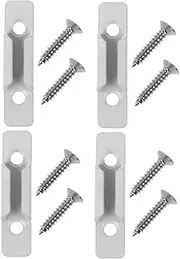 CIYODO 4pcs Heavy Duty Zinc Alloy Window Lock Sliding Window Latch Keeper Secure Locking Mechanism Durable Reliable Design