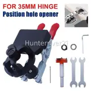 35mm Concealed Hinge Drilling Jig Hole Tool Set for Wood Furniture Door Cabinets