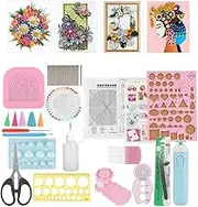 Fdit DIY Quilling Tool Kit, Set of 24 Slotted Tools for Creating Complicated Shapes and Patterns, Ideal for Craft Enthusiasts