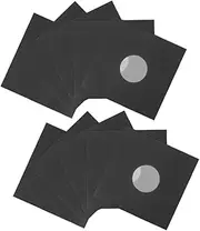 12pcs Vinyl Record Covers Durable Protective Sleeves for Vinyl Record Storage Matte Finish for Home Cafe and Bar Use