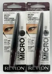 LOT of 2 Revlon ColorStay Micro Liquid Liner - # 303 - But First, Wine - NEW