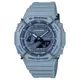 【CASIO G-SHOCK】復刻質感霧面六角數位運動腕錶-灰藍款/GA-2100PT-2A/台灣總代理公司貨享一年保固