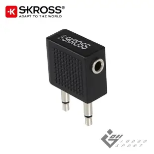 【Skross】飛機音源耳機轉接頭 3.5mm