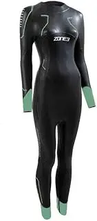 ZONE3 Women's Terraprene Vision Wetsuit Made from Biodegradable Rubber, Sustainable Triathlon Suit for Swimming, Diving, Snorkelling