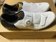 Shimano ROAD Cycling Clipless Men Shoes RC5 SH-RC502 EUR 48 US 12.3 WHITE NIB