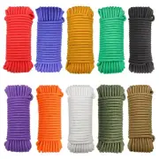 10m Nylon DIY Braided Rope Clothes Lines Laundry Rope Travel Outdoor Universal