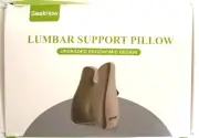 Seeknow Lumbar Support Pillow for Chair Back Support Memory Foam Back Rest F/S