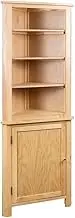 Corner Cabinet 59x36x180 cm Solid Oak Wood Storage Furniture