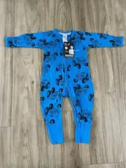 BONDS BABY ZIP WONDERSUIT - TRACTORS BLUE TRUCK - SIZE 00 BNWT