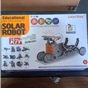 New Lucky Doug Solar Robot Kit 12-in-1 Science STEM Robot Kit Toys for Kids