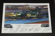 Nicholas Watts - Victory Aston Martin - 24 Hour LeMans - MINT GICLEE - unframed