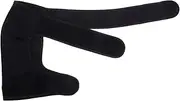 Adjustable Shoulder Belt Sports Shoulder Support Breathable Fabric Black Left Shoulder XL