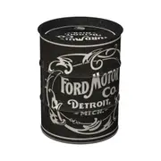 Nostalgic-Art Money Box Coin Bank Oil Barrel 9.3x11.5cm Ford Vintage Logo
