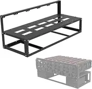 Open Air Mining Case | Open Air Miner Mining Frame Rig Case Up to 8 GPU,Steel Miner Mining Case Rack Motherboard Bracket Improve GPU Air Cryptocurrency Steel Mining Rig Case - M