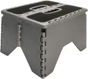 Camco 43635 Plastic Folding Step Stool with Non-Skid - Silver (0120.3635) (R)